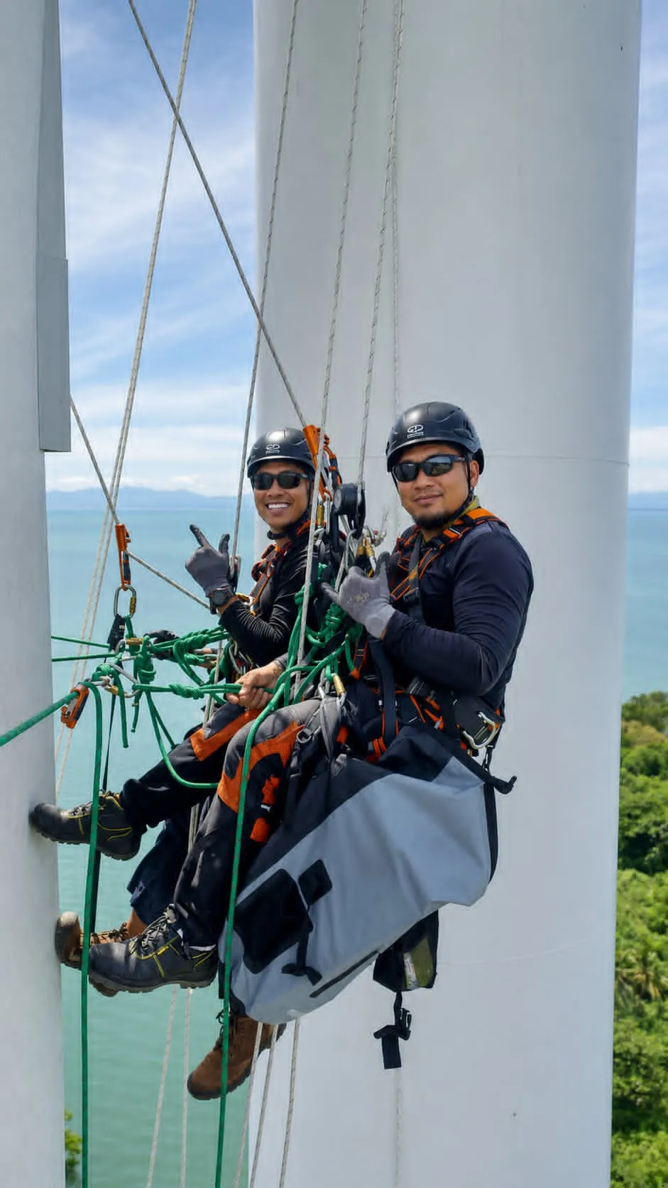 Wind, solar, and renewable energy operators or maintenance teams
