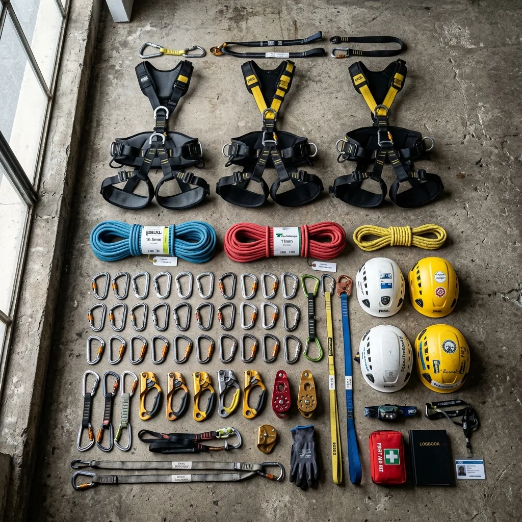 NEAS high-elevation climbing safety gear